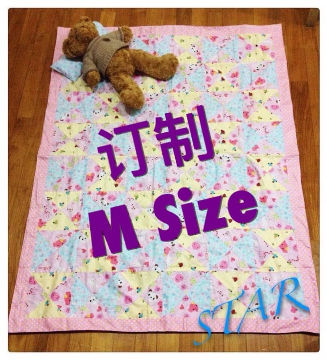 M Size百家被：三角