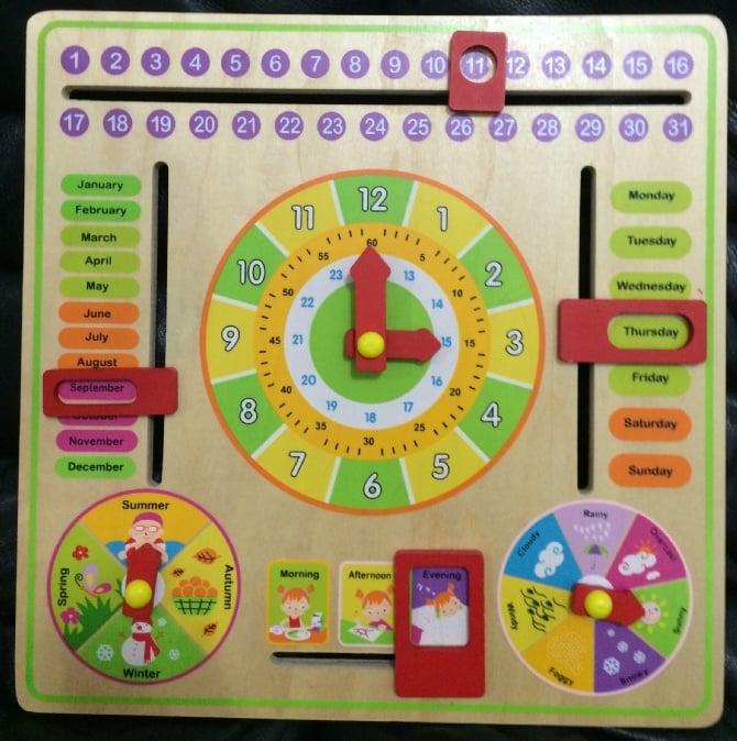 Montessori clock